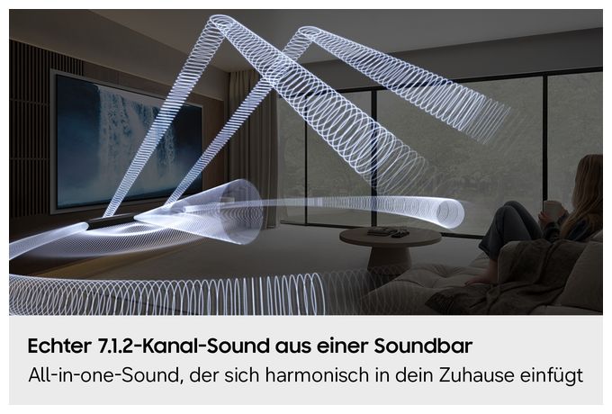 Soundbar 7.1.2 Kanäle  HW-QS95GH/ZG (Schwarz, Titan) 