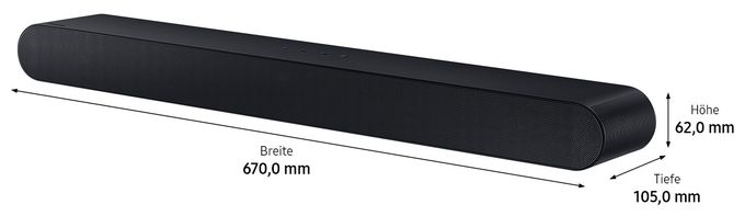 Soundbar 200 W 5.0 Kanäle  HW-S66GD/ZG (Schwarz) 