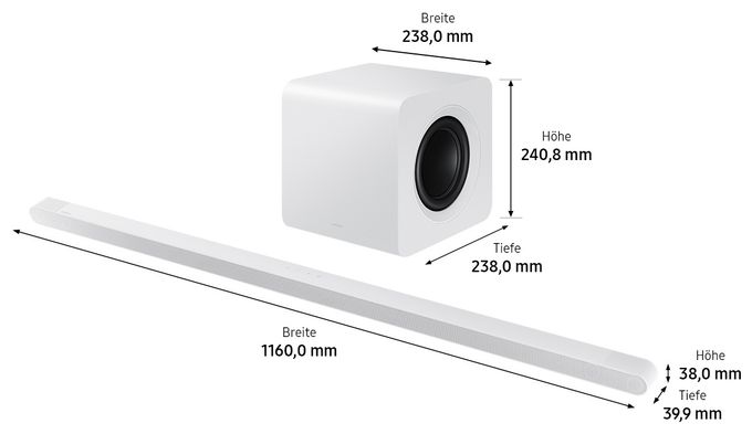 Soundbar 330 W 3.1.2 Kanäle  HW-S811GD/ZG (Weiß) 