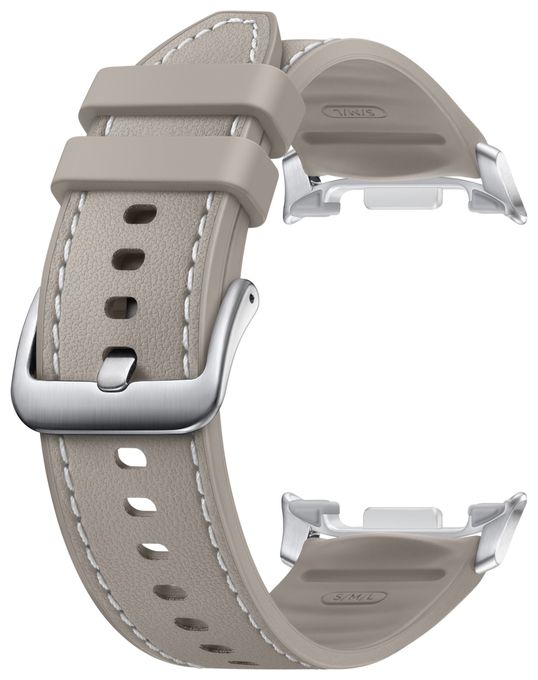 Armband S/M & M/L Samsung Galaxy Watch8 | Watch8 Classic  Hybrid Band (Graubraun) 