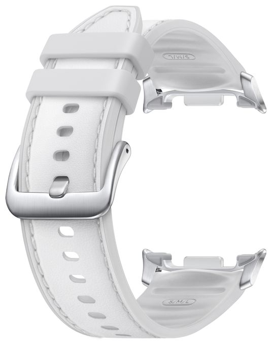 Armband S/M & M/L Samsung Galaxy Watch8 | Watch8 Classic  Hybrid Band (S/M/L) (Weiß) 