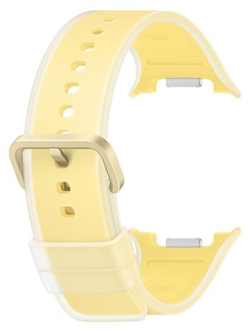 Armband S/M 50 mm Samsung Galaxy Watch9 (Watch8)  Misty Band (Gelb) 