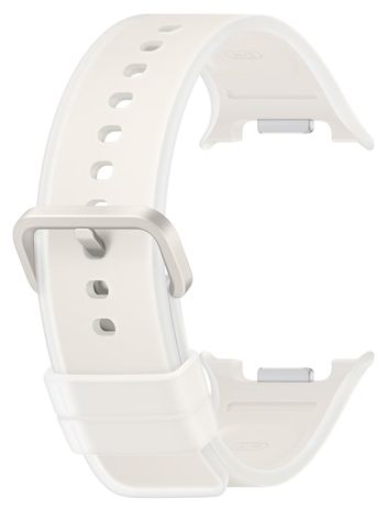 Armband S/M 50 mm Samsung Galaxy Watch9 (Watch8)  Misty Band (Cremefarben) 