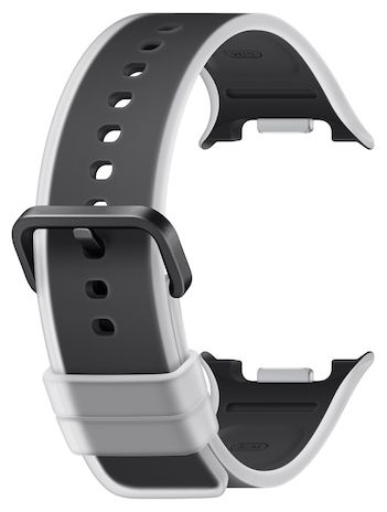 Armband S/M 50 mm Samsung Galaxy Watch9 (Watch8)  Misty Band (Schwarz) 