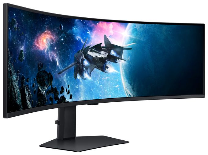Quad HD Monitor 124,5 cm (49 Zoll) 32:9 1 ms 450 cd/m²  Odyssey G9 LS49CG954EUXEN (Schwarz) 