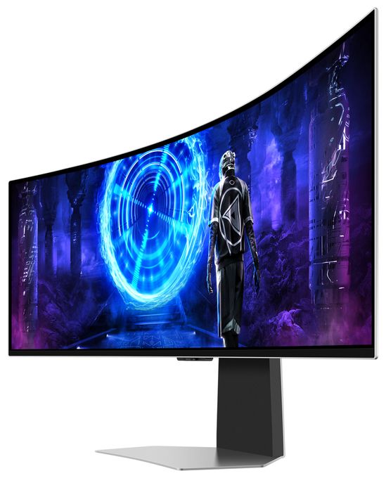 Quad HD Monitor 124,5 cm (49 Zoll) 32:9 0,03 ms 250 cd/m²  Odyssey G9 S49DG954SU (Silber) 