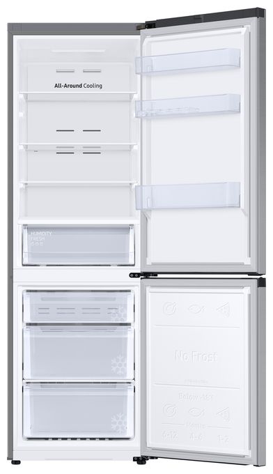 230 l / 114 l Kühl-Gefrierkombi freistehend NoFrost 163 kWh Jahr  RB34C600CSA (Graphit) 
