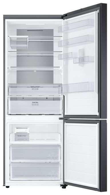 370 l / 168 l Kühl-Gefrierkombi freistehend NoFrost 159 kWh Jahr  RB53DG706BB1EF (Schwarz) 