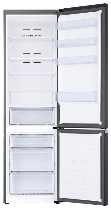 276 l / 114 l Kühl-Gefrierkombi freistehend NoFrost 169 kWh Jahr  RL38C600CB1 (Schwarz) 