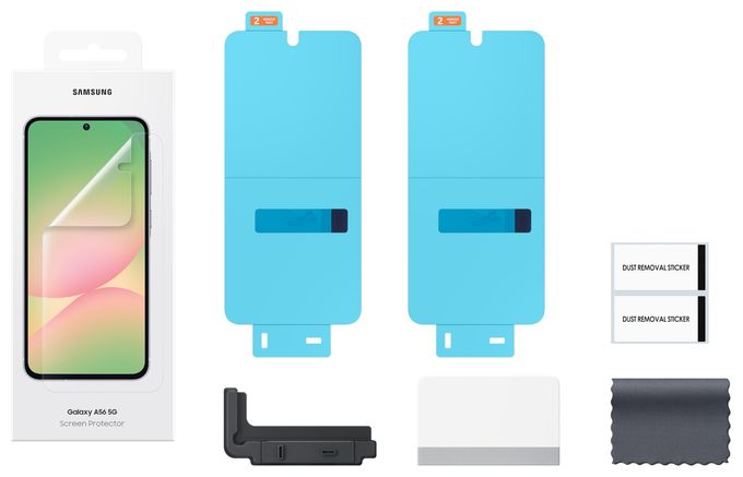 Klare Bildschirmschutzfolie für  Samsung Galaxy A56 5G Kratzresistent Screen Protector 