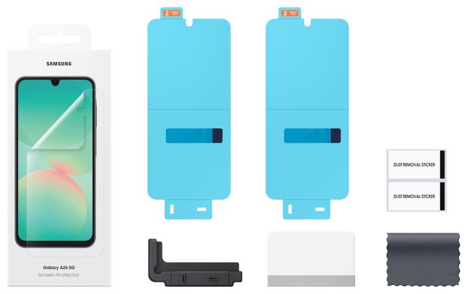 Klare Bildschirmschutzfolie für  Samsung Galaxy A26 5G Kratzresistent Screen Protector 