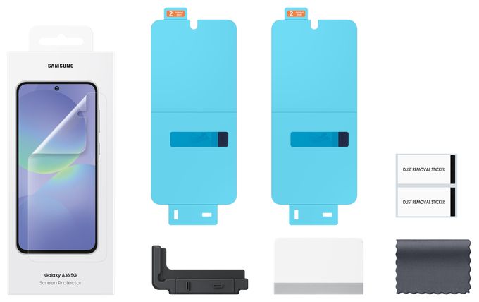 Klare Bildschirmschutzfolie für  Samsung Galaxy A36 5G Kratzresistent Screen Protector 