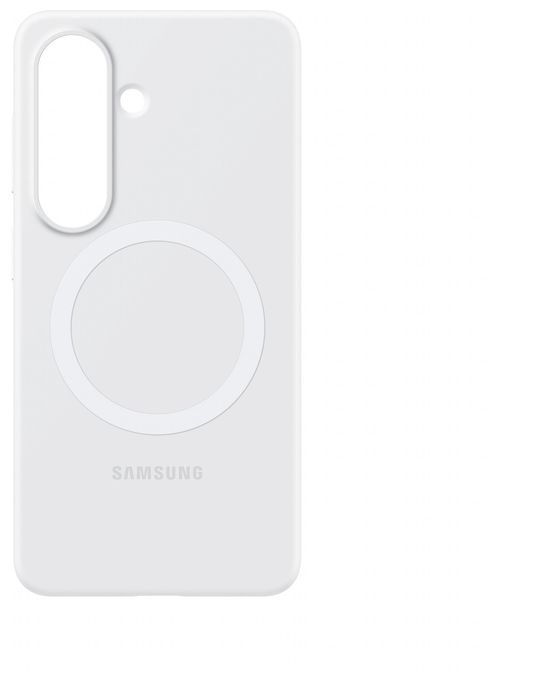Cover für Samsung Samsung S26  Silicone Magnet Case (Weiß) 