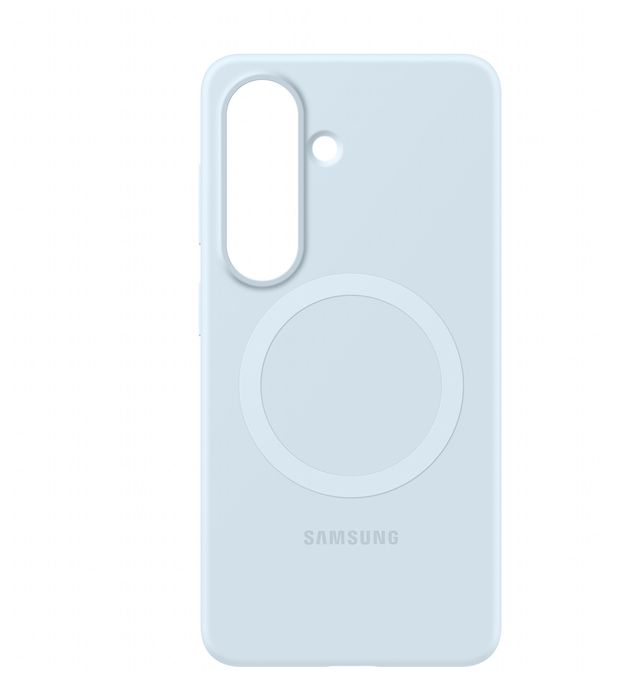 Cover für Samsung Samsung S26  Silicone Magnet Case (Hellblau) 