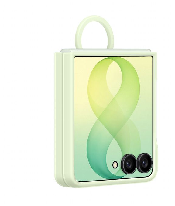 Cover für Samsung Z Flip8  Silicone Magnet Case (Grün) 