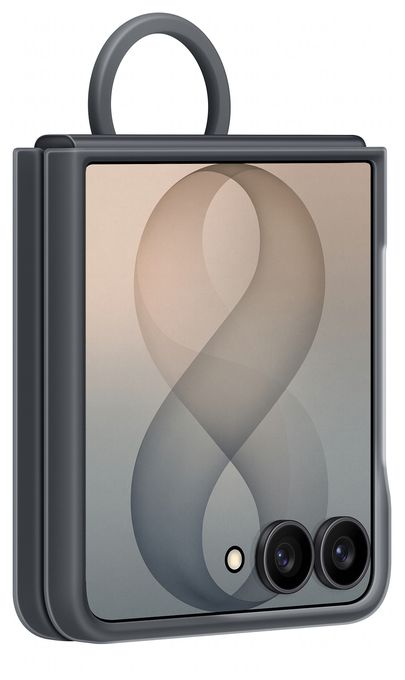 Cover für Samsung Z Flip8  Silicone Magnet Case (Schwarz) 