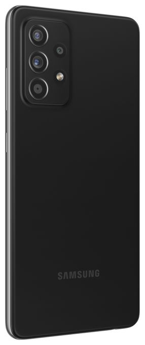 128 GB 5G Smartphone 16,5 cm (6.5 Zoll) 2,2 GHz Android 64 MP Vierfach Kamera Dual Sim (Awesome Black) Galaxy A52 