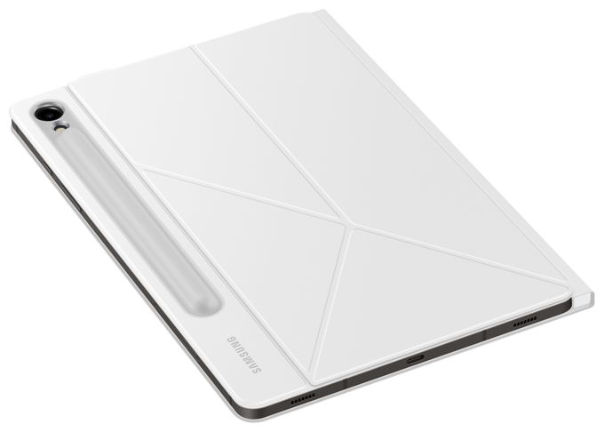 Folio für Samsung Galaxy Tab S9, Galaxy Tab S9 FE, Galaxy Tab S10 FE, Galaxy Tab S10 Lite bis 27,9 cm (11") (Weiß) Smart Book Cover 