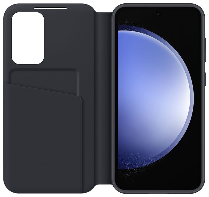 Geldbörsenhülle für Samsung Galaxy S23FE  Smart View Wallet Case (Schwarz) 