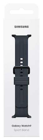 Armband M/L 50 mm Samsung Galaxy Watch9  Sport Band (Schwarz) 