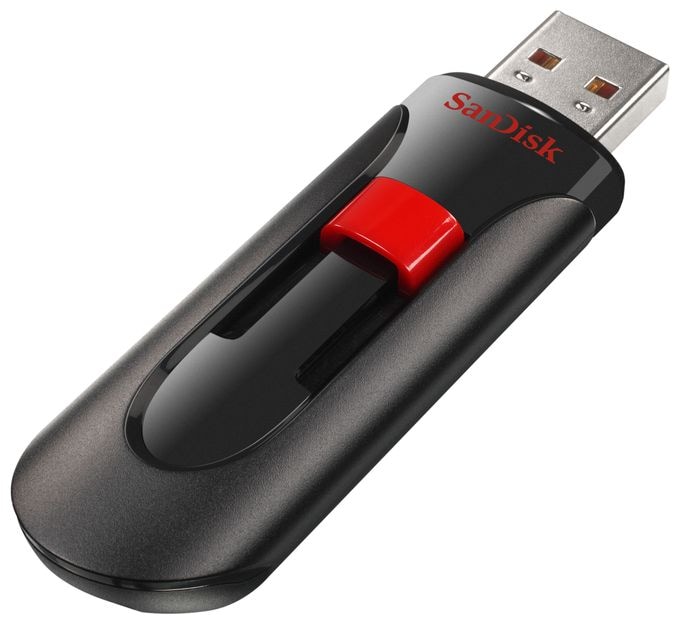 USB Typ-A Stick 128 GB  Cruzer Glide (Schwarz, Rot) 