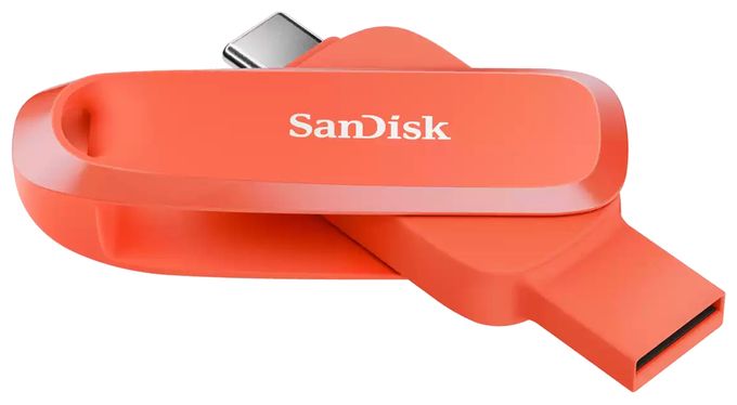 USB Type-A / USB Type-C Stick 256 GB  Phone Drive (Orange) 