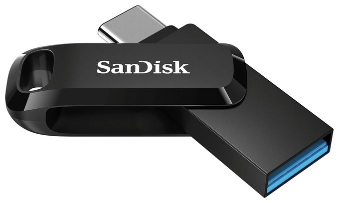 USB Type-A / USB Type-C Stick 128 GB  Ultra Dual Drive Go (Schwarz) 
