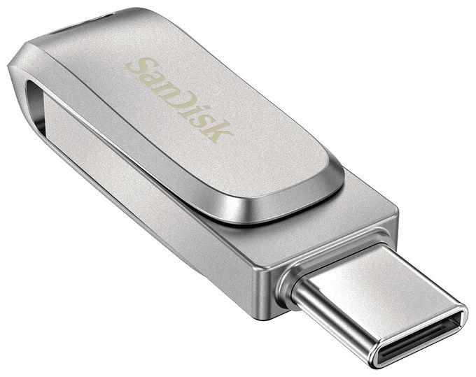 USB Type-A / USB Type-C Stick 32 GB  Ultra Dual Drive Luxe (Edelstahl) 