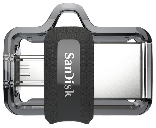 USB Type-A / Micro-USB Stick 32 GB (Schwarz, Transparent) Ultra Dual Drive m3.0 