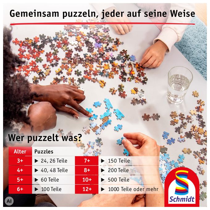 58578 Harry Potter™ Great Hall Puzzle, 1.000 Teile 