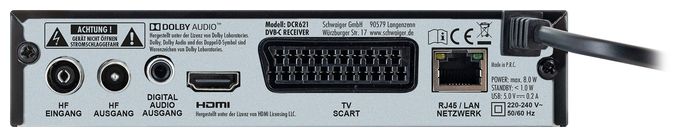 Full HD Kabel-Receiver DCR621 