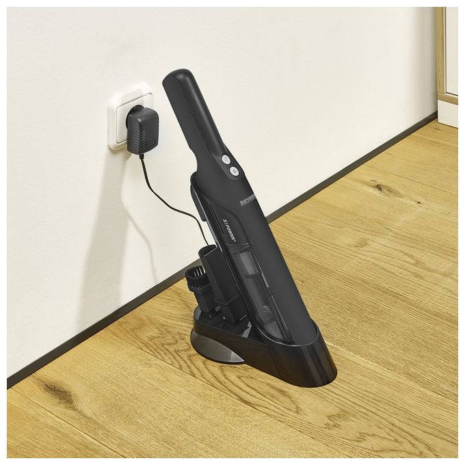 Handstaubsauger Beutellos bis 30 min Laufzeit 11,1 V HEPA  HV9589 (Schwarz) 