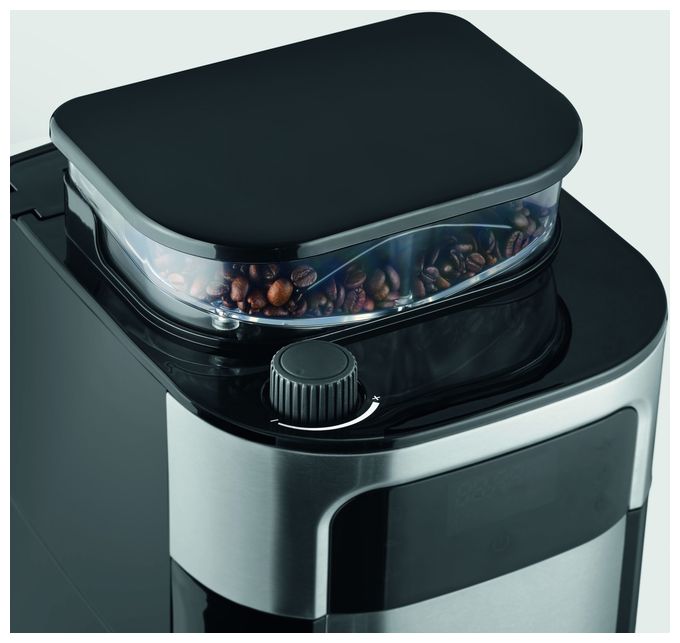 10 Tassen Filterkaffeemaschine  KA4813 (Schwarz, Edelstahl) 