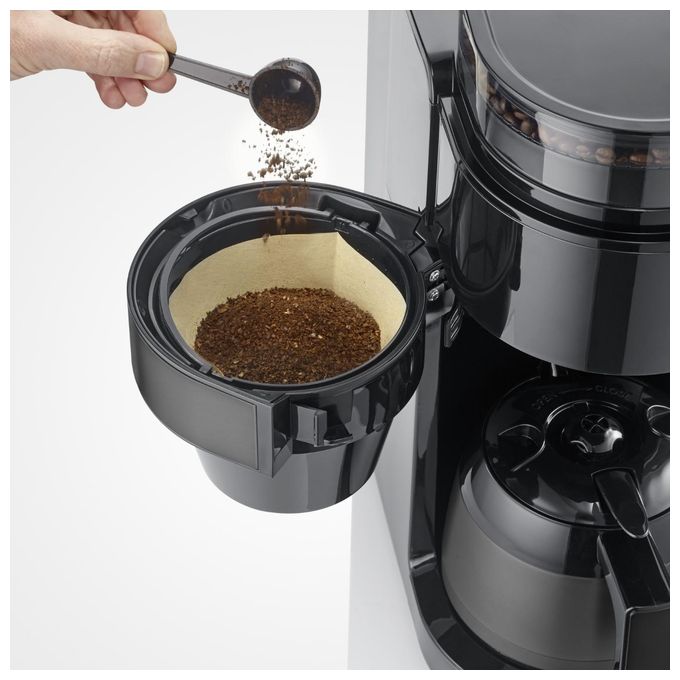 8 Tassen Thermo Filterkaffeemaschine 1,0 l  KA4831 (Schwarz) 
