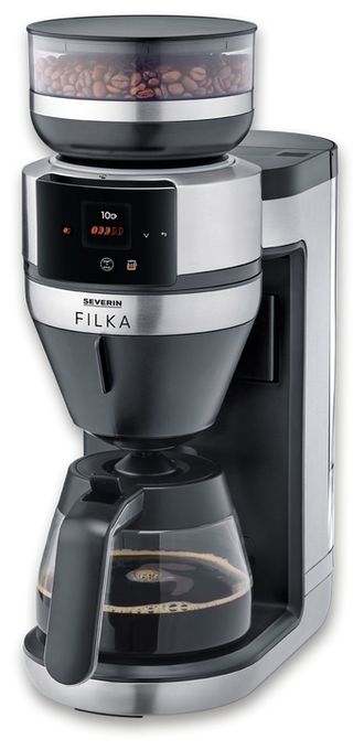 1 Tassen Filterkaffeemaschine  KA4852 (Schwarz, Silber) 