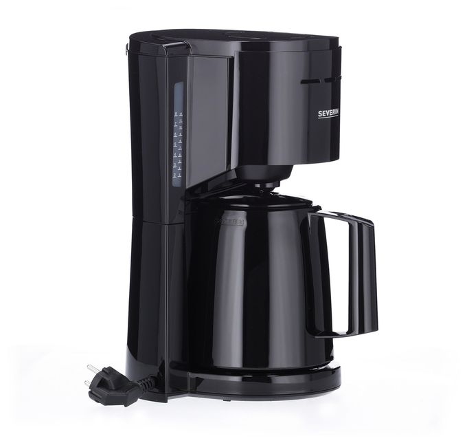 8 Tassen Thermo Filterkaffeemaschine 1,0 l  KA9306 (Schwarz) 