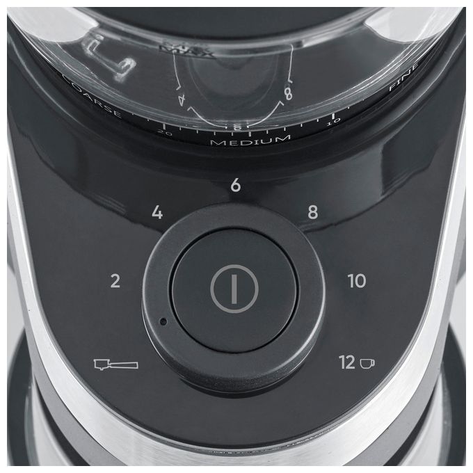 Kaffeemühle für 240 g 140 W  KM3880 (Schwarz, Edelstahl) 