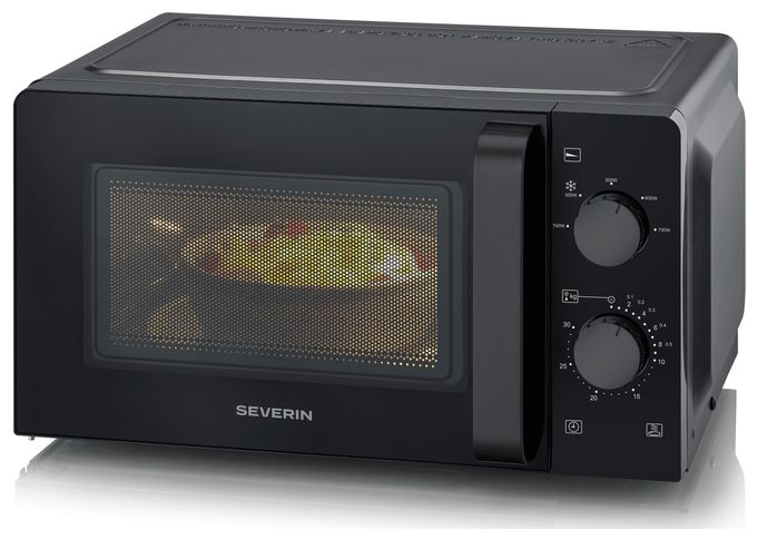Freistehende Mikrowelle 700 W Größe: klein 6 Stufen  MW7580 (Schwarz) 