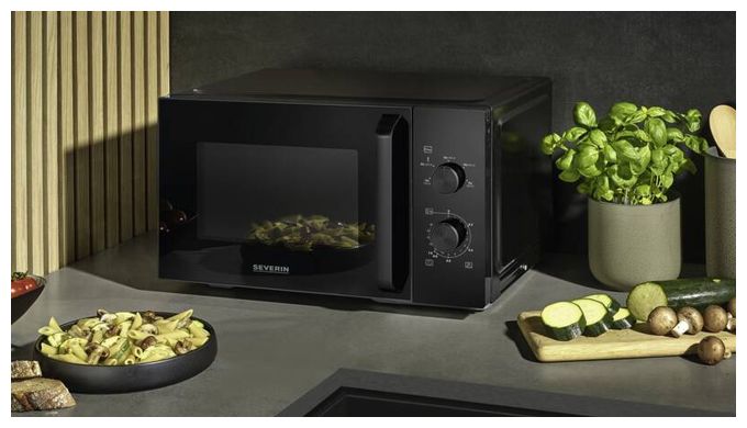 Freistehende Mikrowelle 900 W Größe: mittel 5 Stufen  MW7796 (Schwarz) 