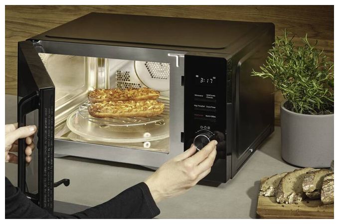 Freistehende Mikrowelle 900 W Größe: mittel 5 Stufen Grill  MW7798 (Schwarz) 