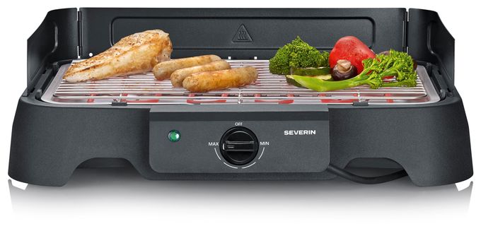 1 Zone(n) 2000 W  PG8593 Tischgrill (Schwarz) 