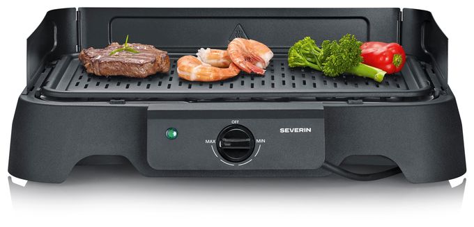 1 Zone(n) 2000 W  PG8595 Tischgrill (Schwarz) 