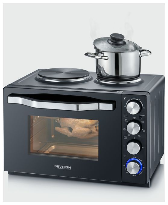 2500 W TO2074 Back-und Toastofen m.Koch­plat­ten 