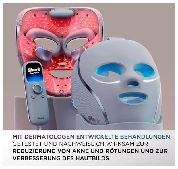 FW312EUPL CryoGlow LED-Maske + Kühlung der Augenpartie 
