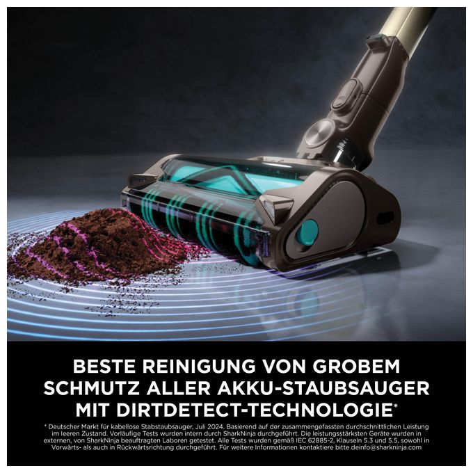 Handstaubsauger Beutellos bis 70 min Laufzeit Allergie-Filter  IP3256EUT PowerDetect Clean & Empty (Braun) 