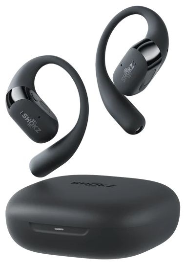 Open-Ear Bluetooth Kopfhörer kabellos 11 h Laufzeit IP55  OpenFit 2+ (Schwarz) 