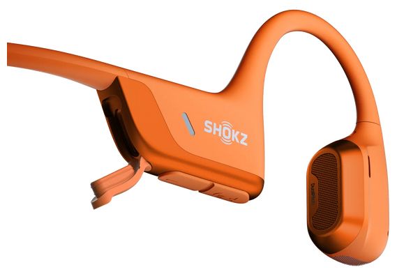 Knochenschall Bluetooth Kopfhörer kabellos 12 h Laufzeit IP55  OpenRun Pro 2 (Orange) 