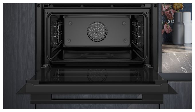 Einbaubackofen kompakt Dampfgaren AutoClean CS736G1B1 