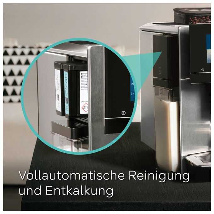 Kaffeevollautomat 19 bar 2,3 l 410 g  EQ900 TQ903DZ3 plus (Schwarz, Edelstahl) 