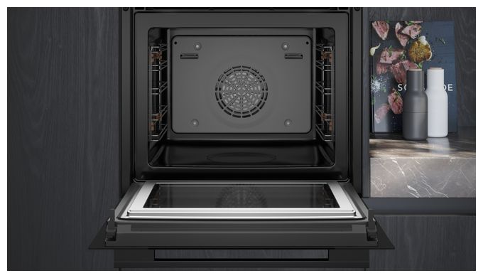 Einbaubackofen Mikrowelle iQ700 HM736G1B1 